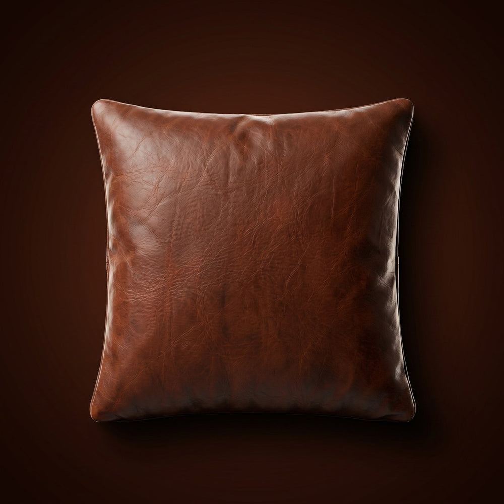 Mad Leather Brown Cushion Cover