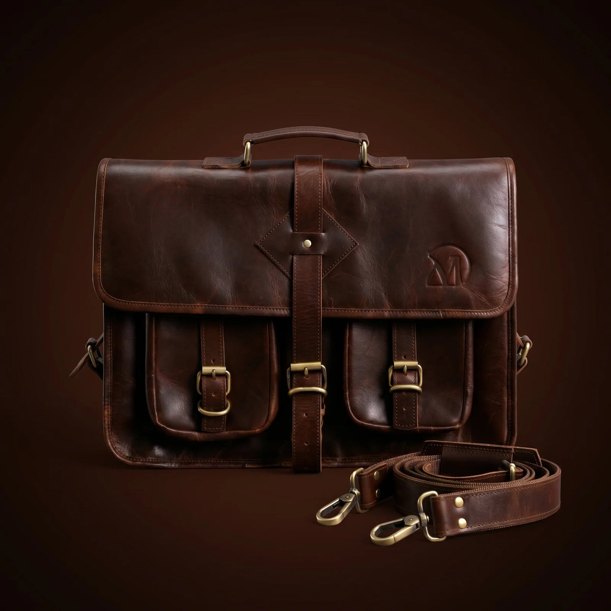 MESS. BAG D. POCK. 10X17 BROWN