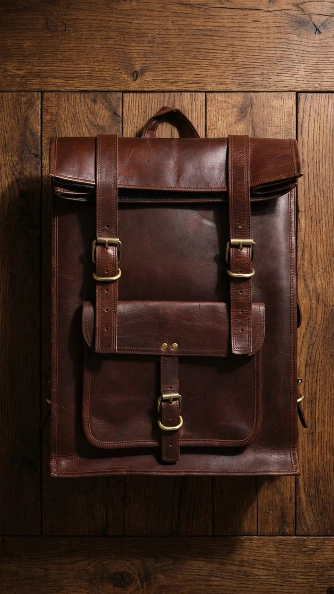 ROLLING BACKPACK 2 – 13×18 BROWN (1)
