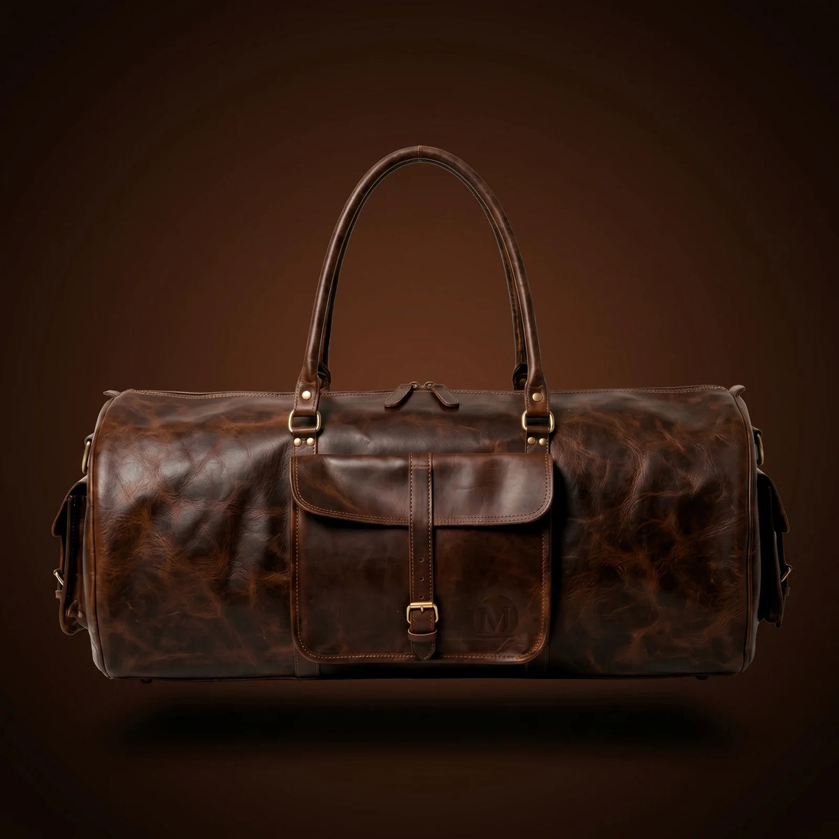 DUFFLE BAG 24INCH BROWN