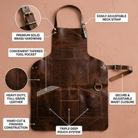 MAD LEATHER Forgecraft Artisan Apron