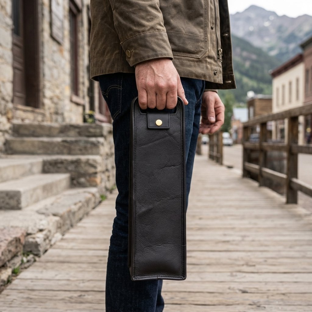 MAD LEATHER Cellar One Bottle Carrier