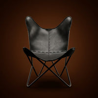 MAD LEATHER Saddlewing Folding Butterfly Chair