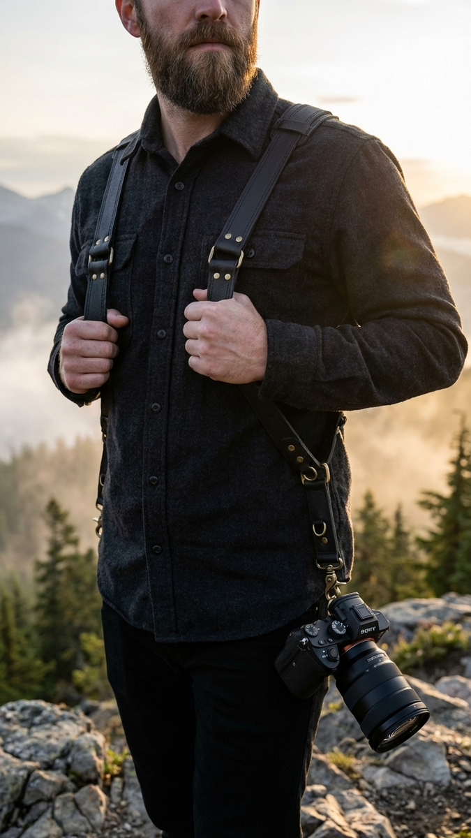 MAD LEATHER Ranger Dual Camera Harness