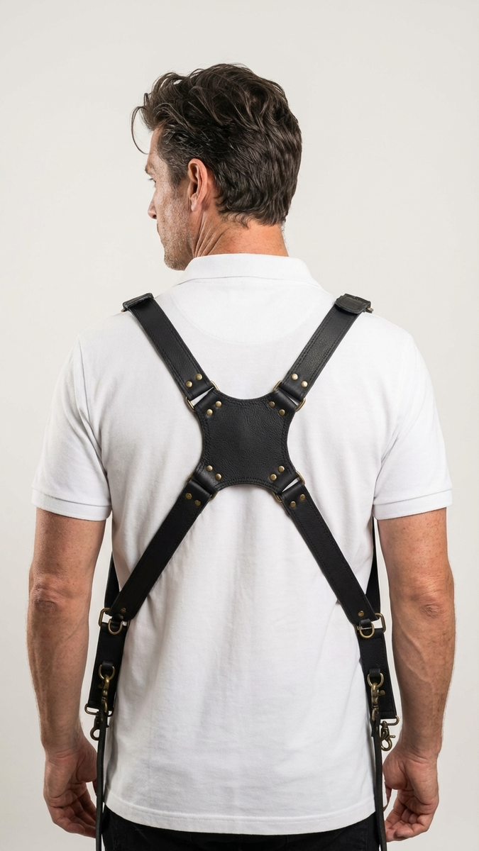 MAD LEATHER Ranger Dual Camera Harness