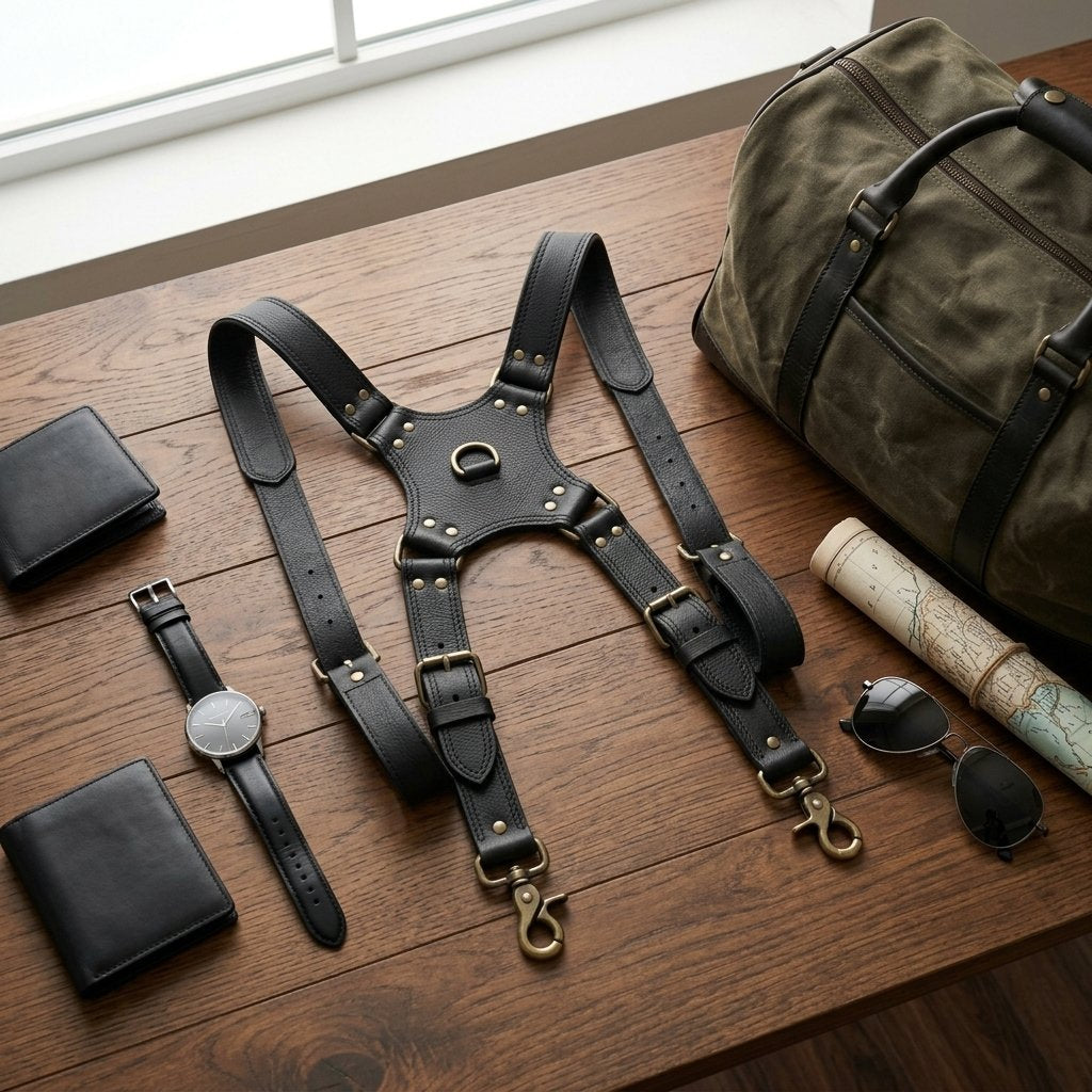 MAD LEATHER Ranger Dual Camera Harness