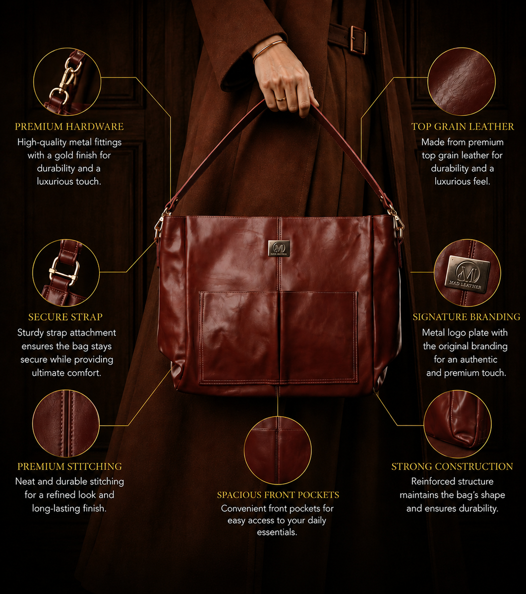 MAD LEATHER Verona Tote Bag