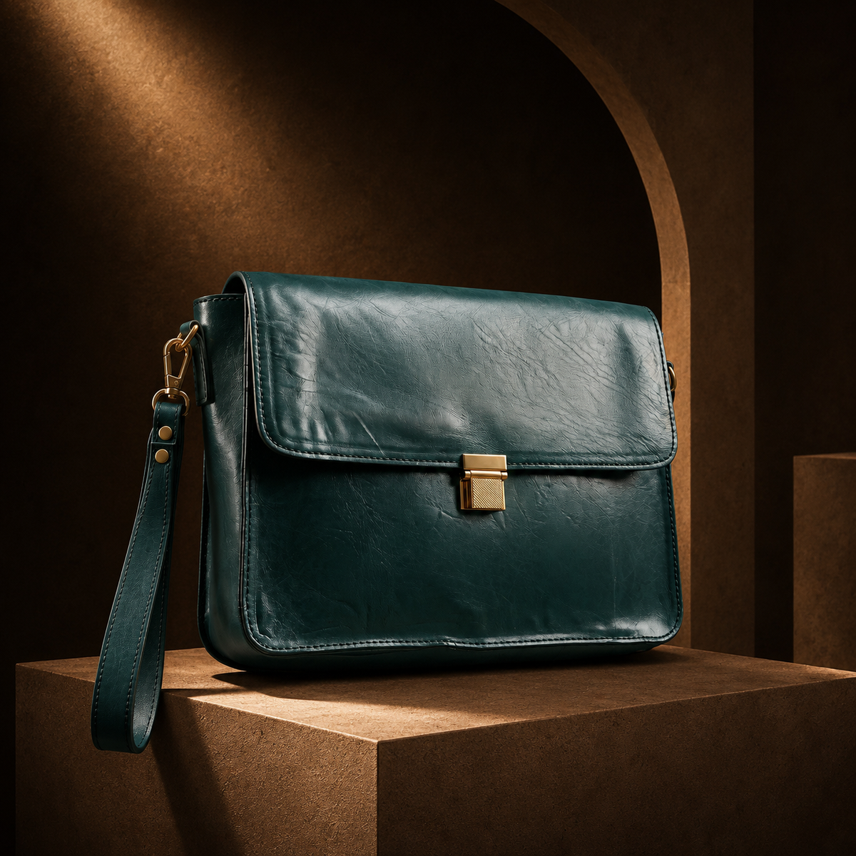 MAD LEATHER Viera Clutch