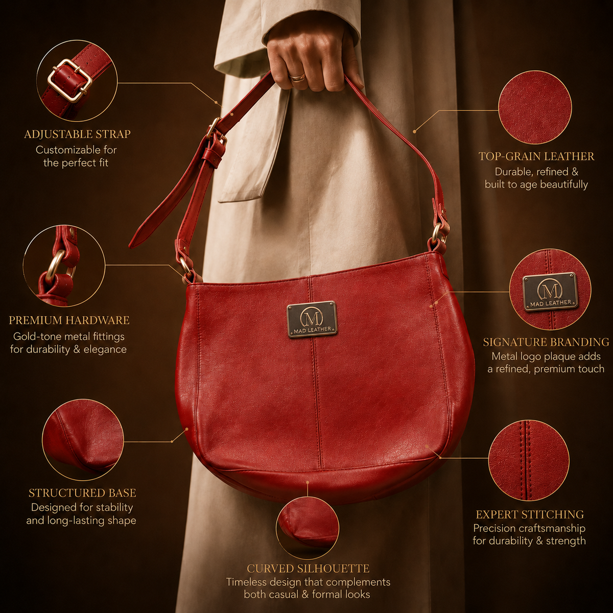 MAD LEATHER Aria Sling Bag