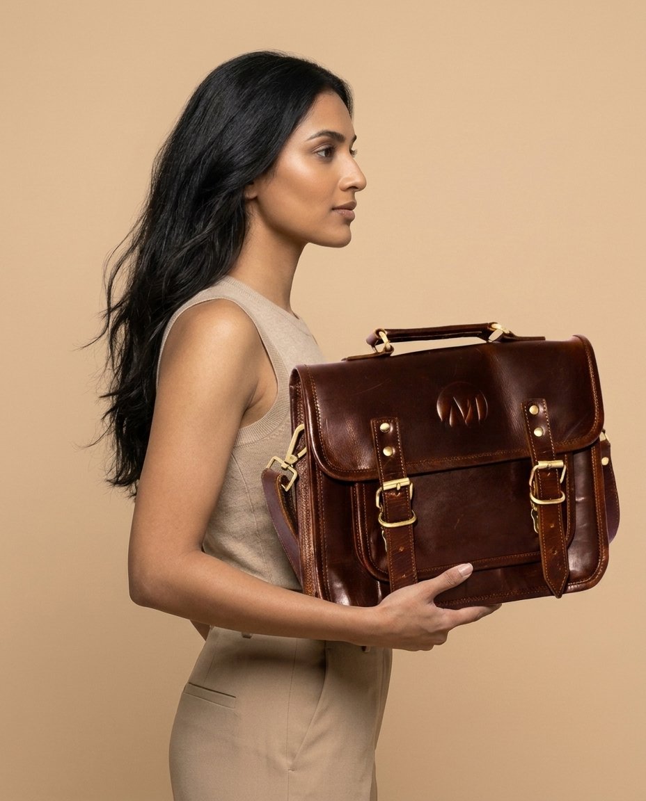 MAD LEATHER Atlas Crossbody Messenger