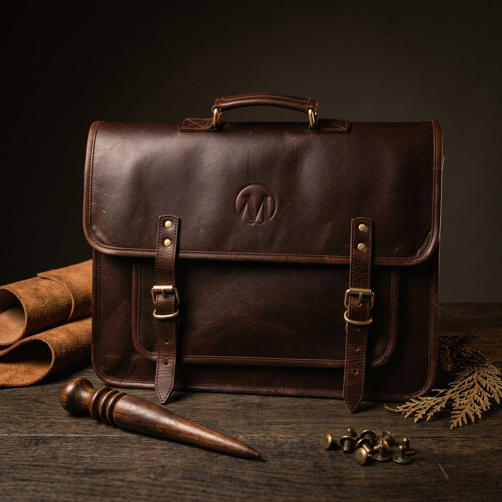 MAD LEATHER Atlas Crossbody Messenger