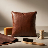 Mad Leather Brown Cushion  Cover