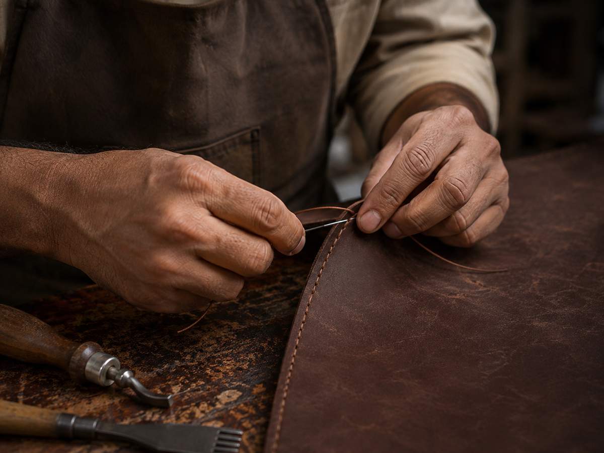 Cut by hand, finished for decades