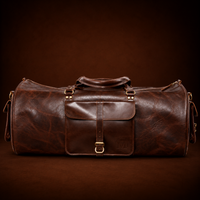 MAD LEATHER Voyager Leather Duffle Bag