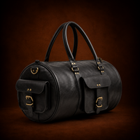 MAD LEATHER Voyager Leather Duffle Bag